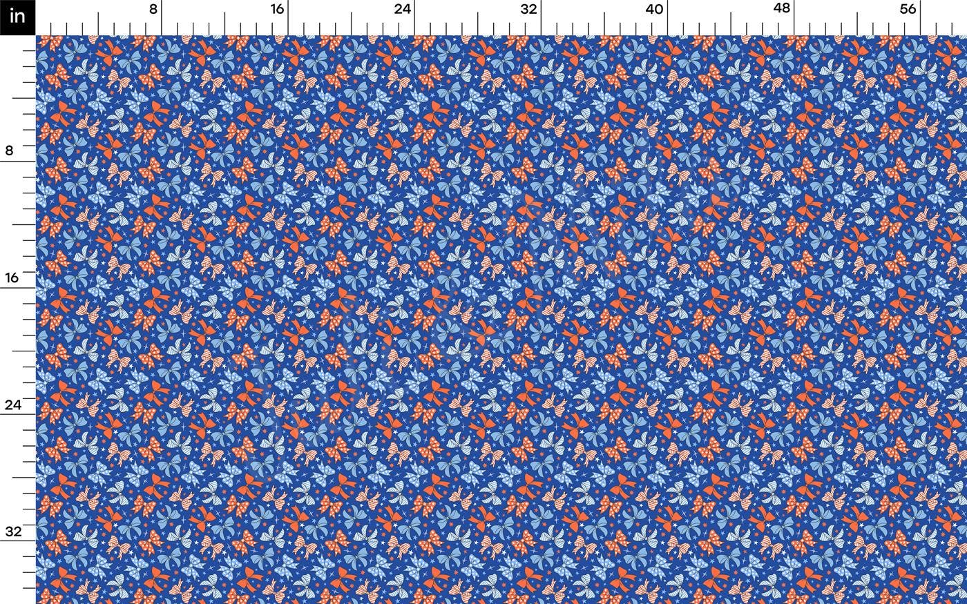 an image of a blue and orange pattern