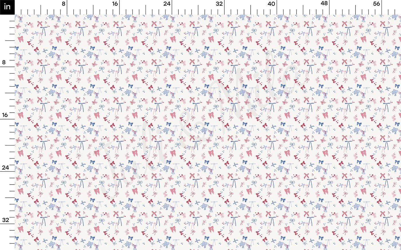 a red, white and blue pattern on a white background