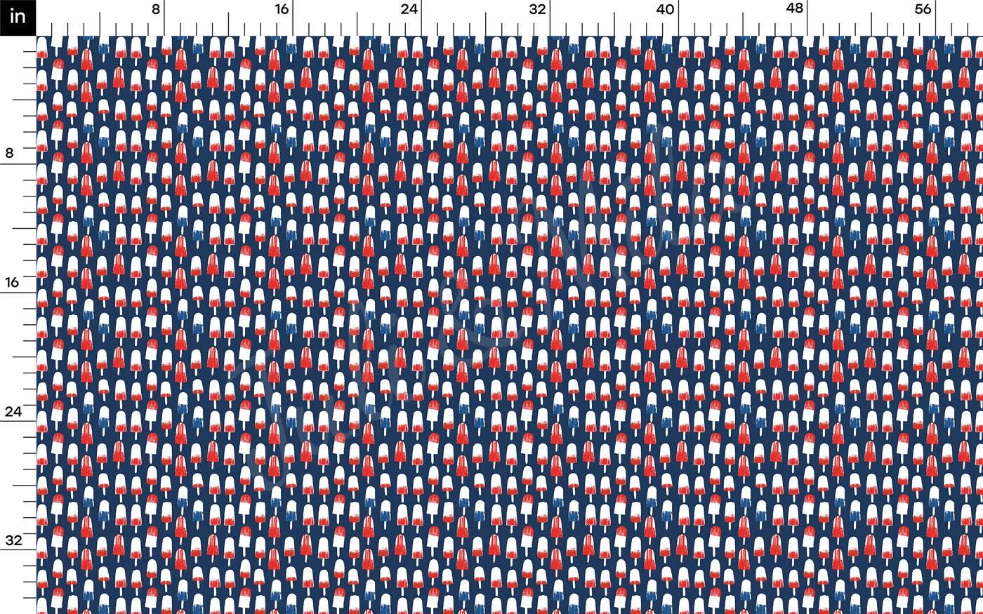 a red, white and blue pattern on a white background