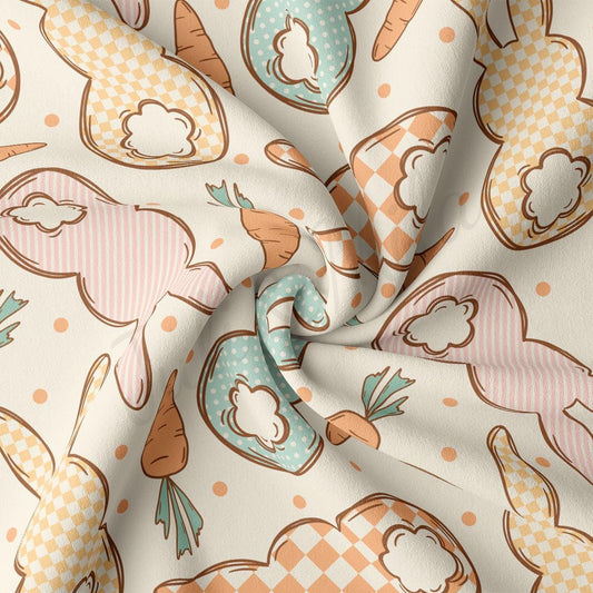 a close up of a fabric with animals on it