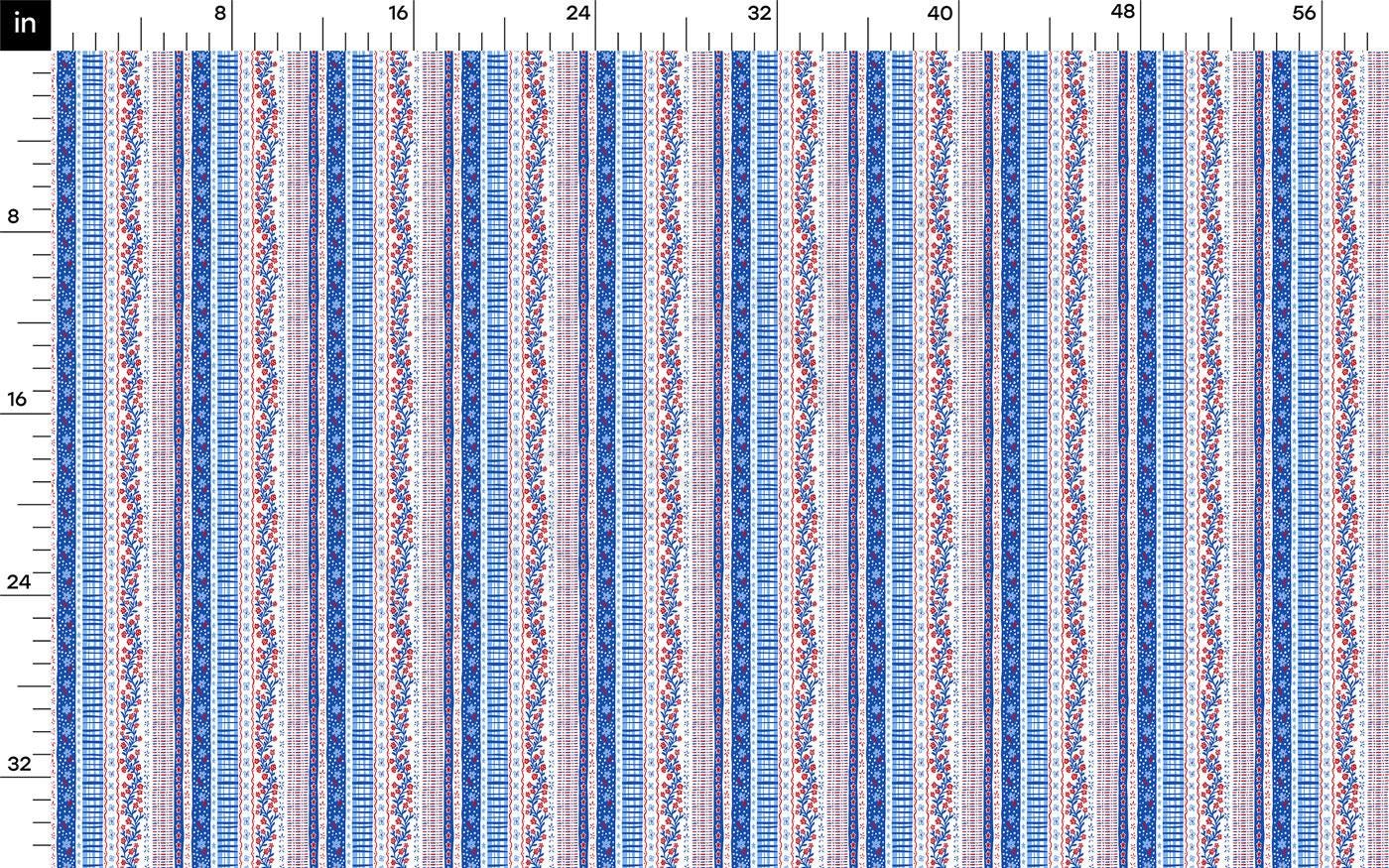 a blue and white striped pattern with red, white, and blue stripes
