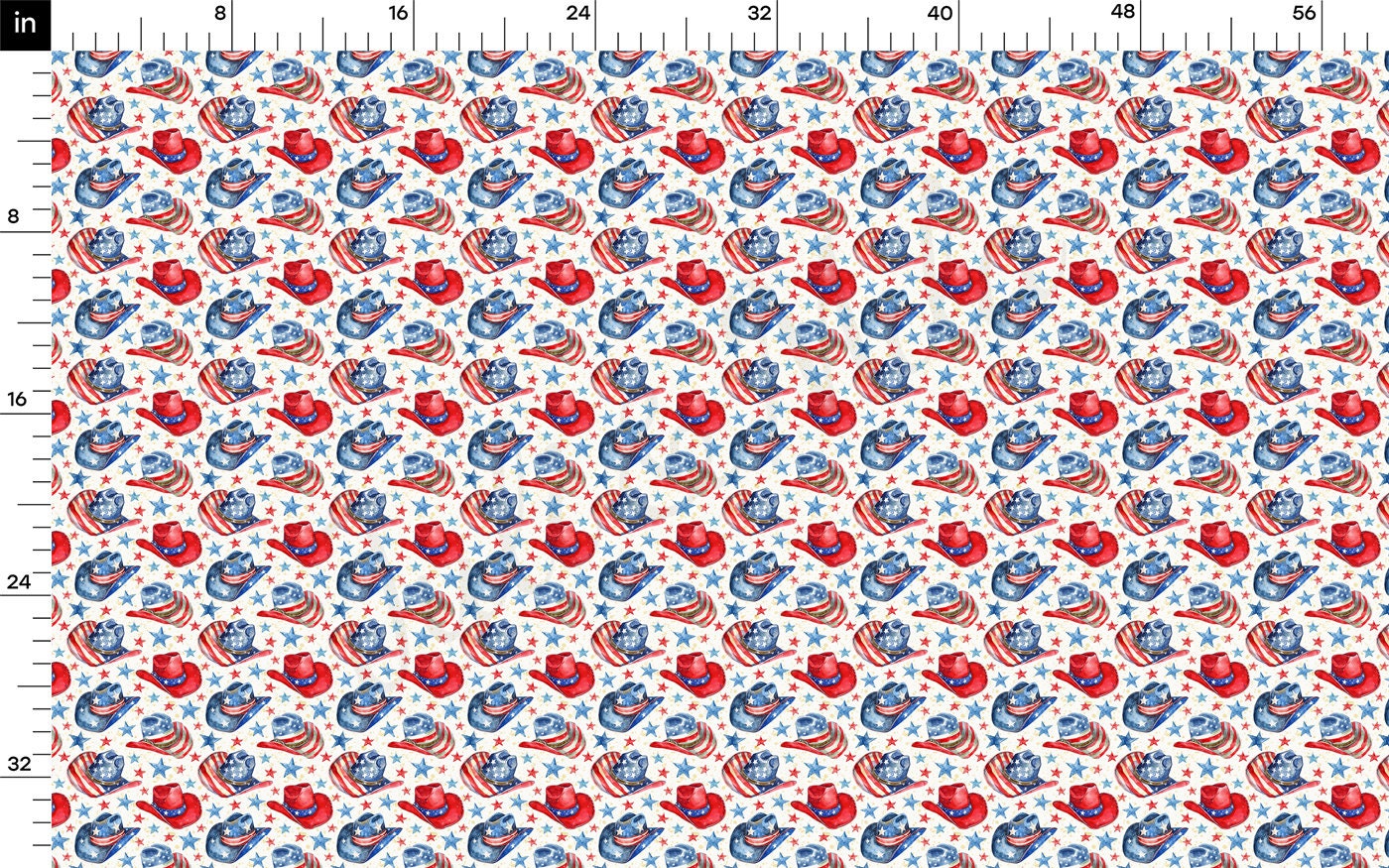 100% Cotton Fabric CTN2737 4th of July Patriotic