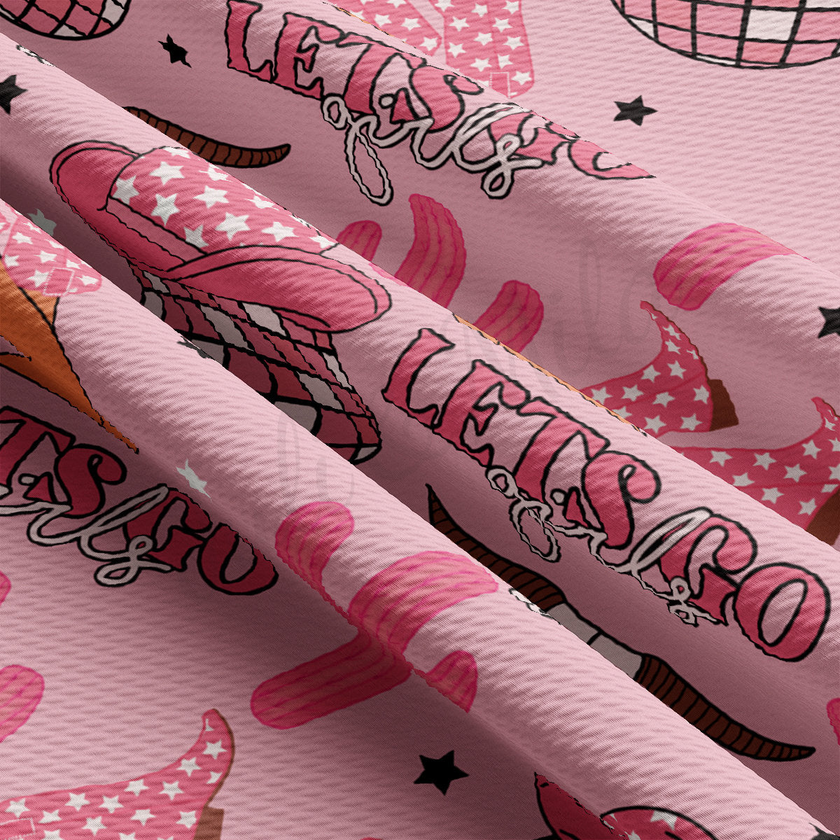 Western Boho Bullet Fabric AA2703 Let's Go Girls