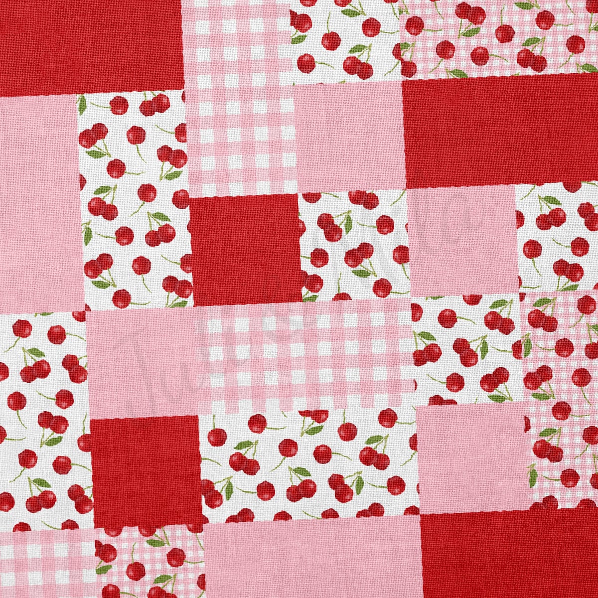 100% Cotton Fabric CTN2710 Cherry Cherries