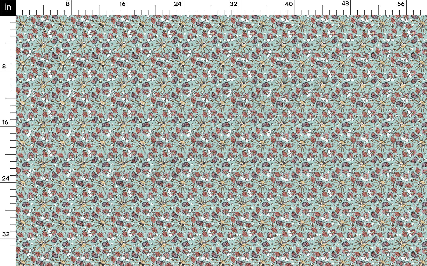 100% Cotton Fabric By the Yard Printed in USA Cotton Sateen - Cotton CTN1127