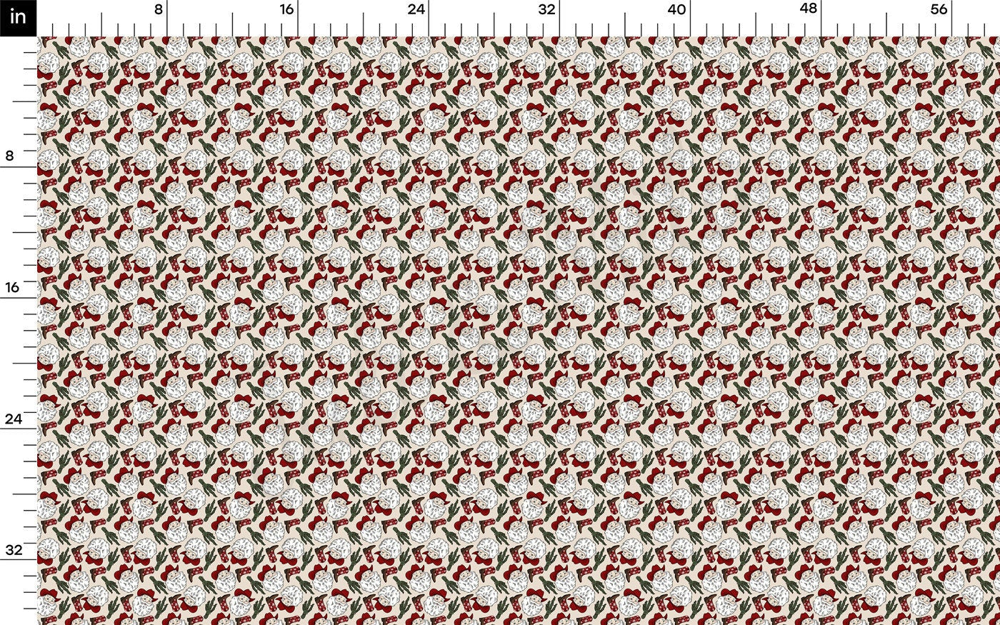 100% Cotton Fabric By the Yard Printed in USA Cotton Sateen - Cotton CTN1070 Christmas