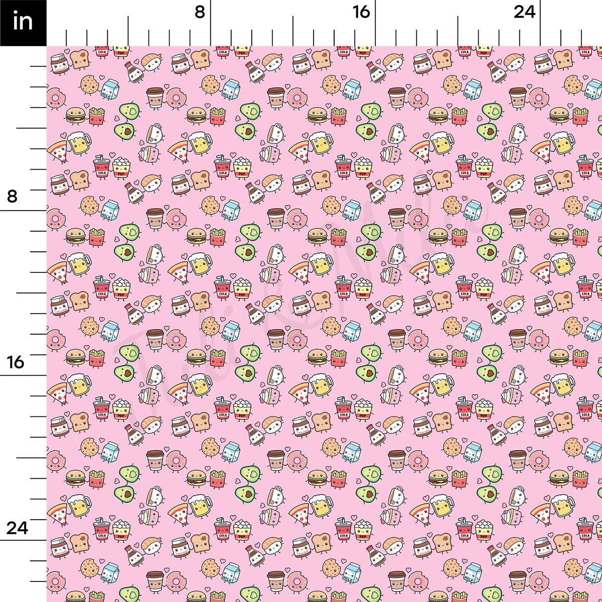 100% Cotton Fabric By the Yard Printed in USA Cotton Sateen - Cotton CTN849