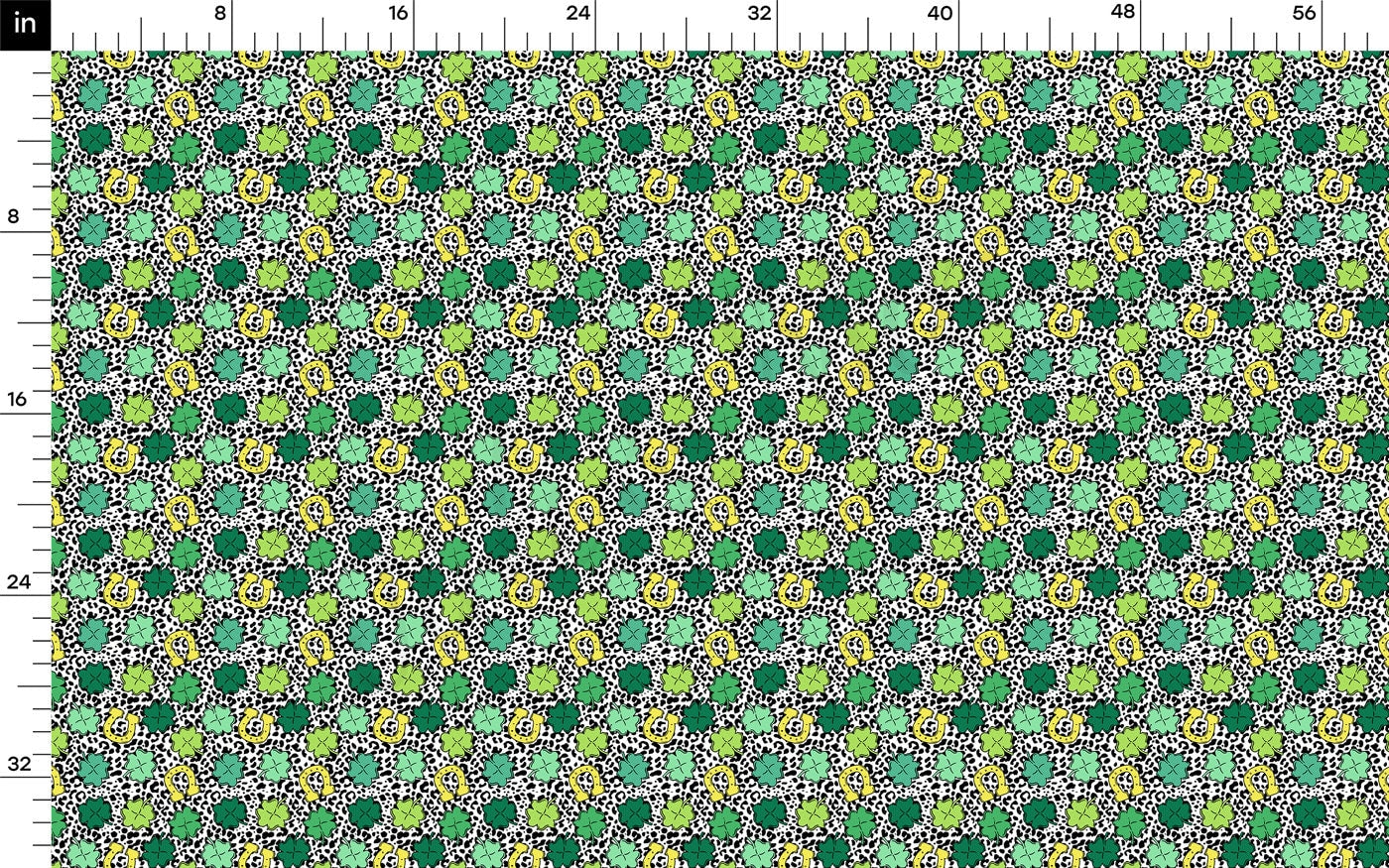 100% Cotton Fabric By the Yard Printed in USA Cotton Sateen - Cotton CTN1094 St. Patrick's Day