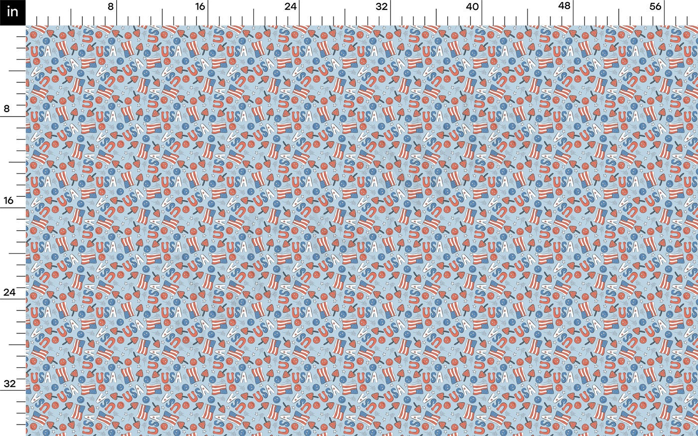 100% Cotton Fabric By the Yard Printed in USA Cotton Sateen - Cotton CTN1229