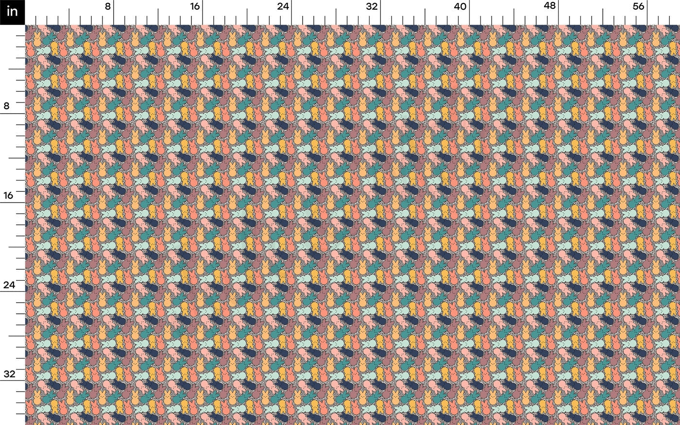 100% Cotton Fabric By the Yard Printed in USA Cotton Sateen - Cotton CTNEast122 Easter