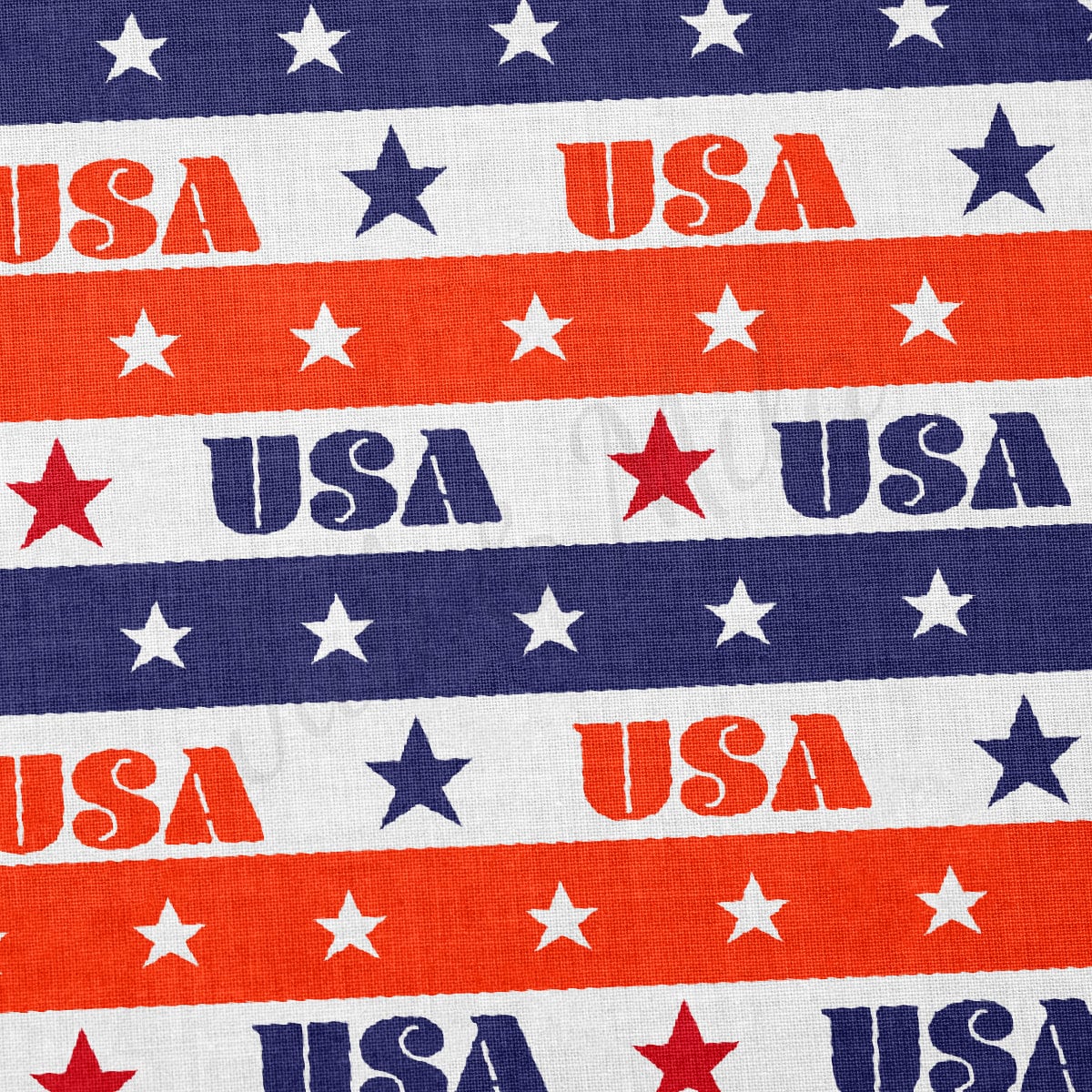 100% Cotton Fabric By the Yard Printed in USA Cotton Sateen - Cotton CTNPT52 4th of July Patriotic