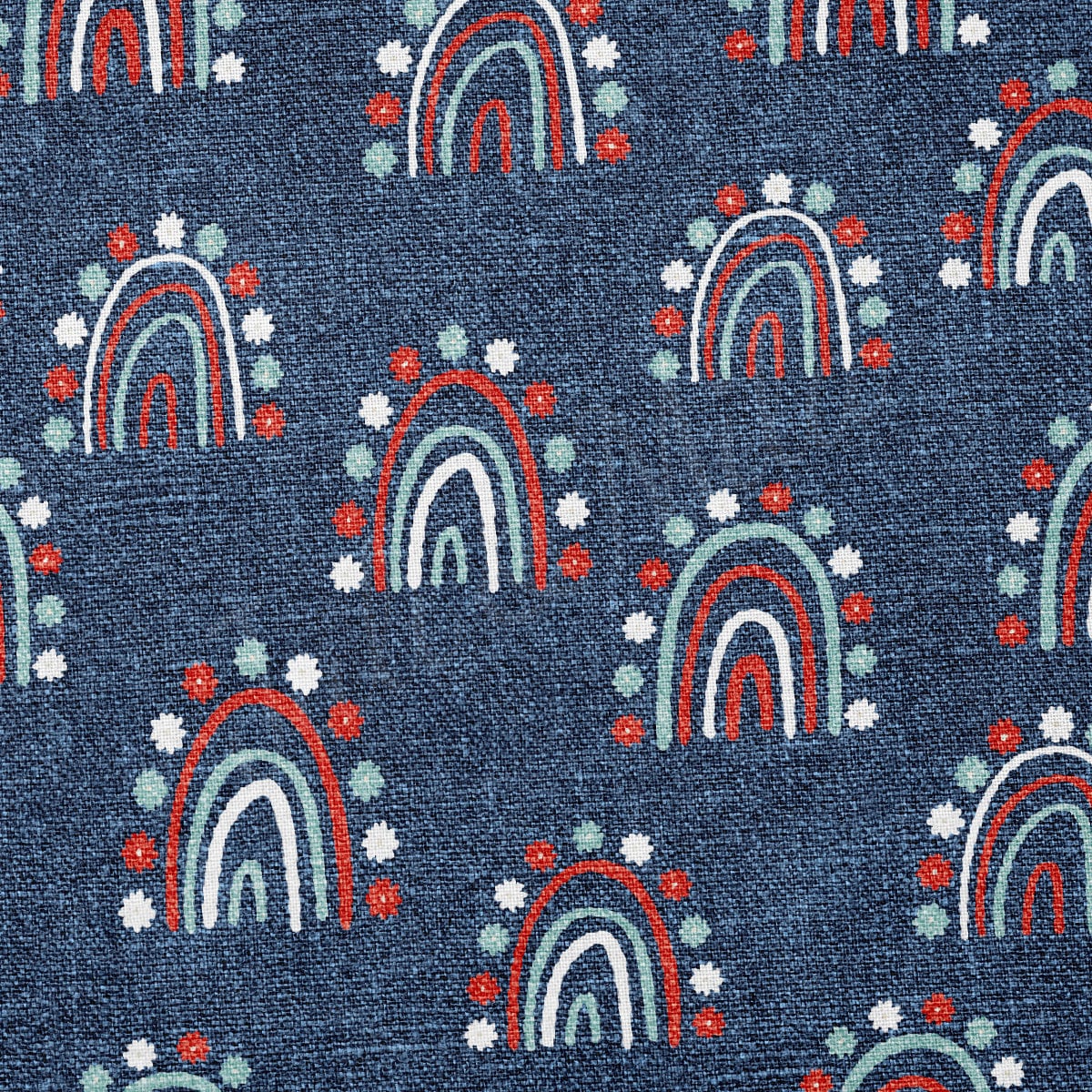 100% Cotton Fabric By the Yard Printed in USA Cotton Sateen - Cotton CTNPT75 4th of July