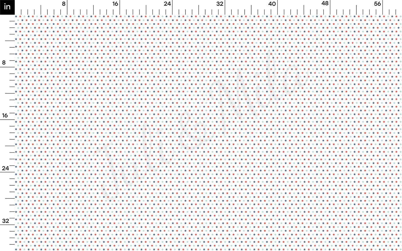 100% Cotton Fabric By the Yard Printed in USA Cotton Sateen - Cotton CTNPT88 4th of July
