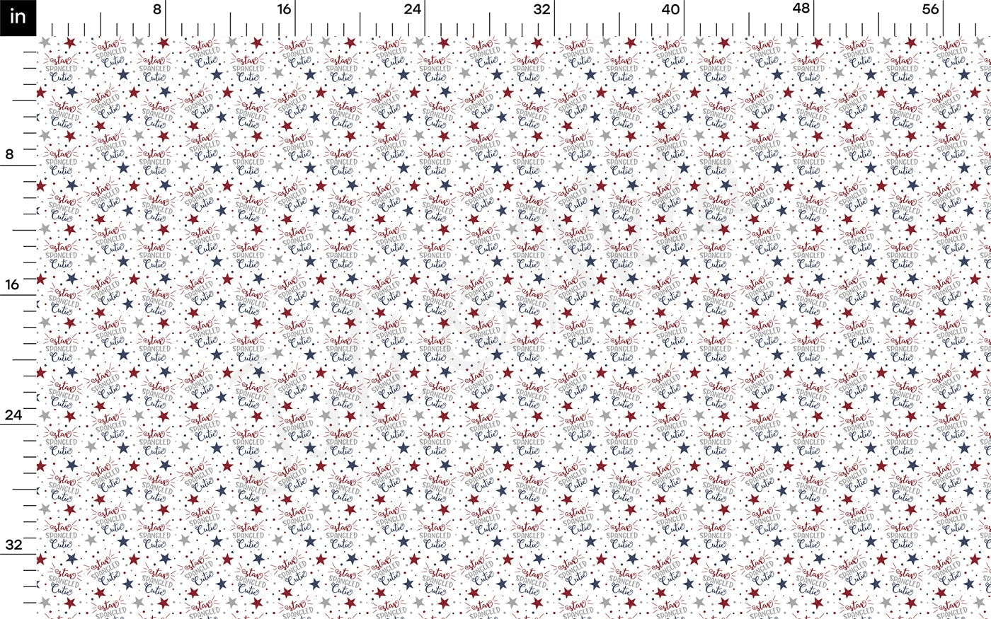 100% Cotton Fabric By the Yard Printed in USA Cotton Sateen - Cotton CTNPT92 4th of July Patriotic