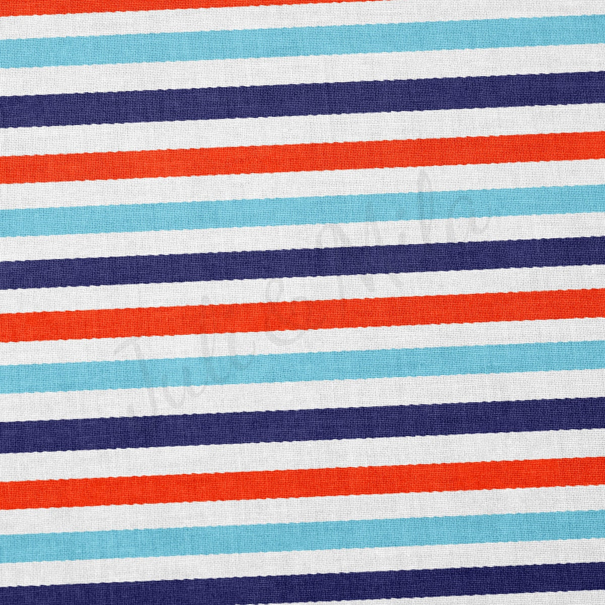 100% Cotton Fabric By the Yard Printed in USA Cotton Sateen - Cotton CTNStripes20 4th of July