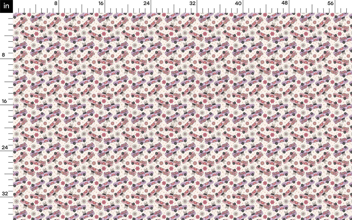 100% Cotton Fabric By the Yard Printed in USA Cotton Sateen - Cotton CTN1161 Easter