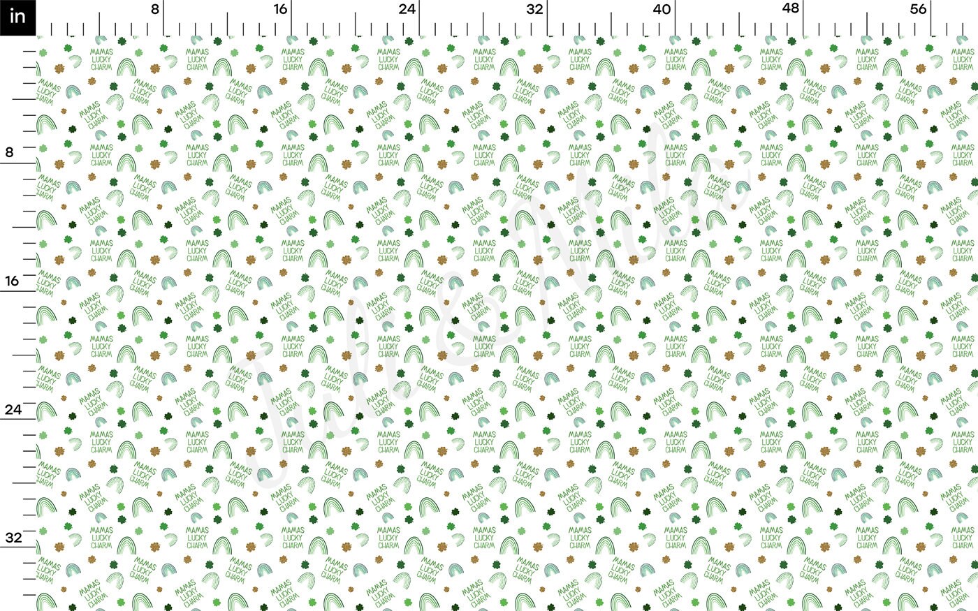 100% Cotton Fabric By the Yard Printed in USA Cotton Sateen - Cotton CTN905 St. Patrick's Day