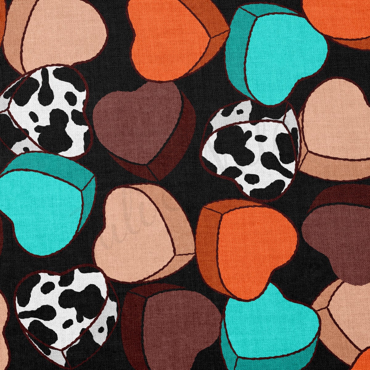 100% Cotton Fabric By the Yard Printed in USA Cotton Sateen - Cotton CTN1299