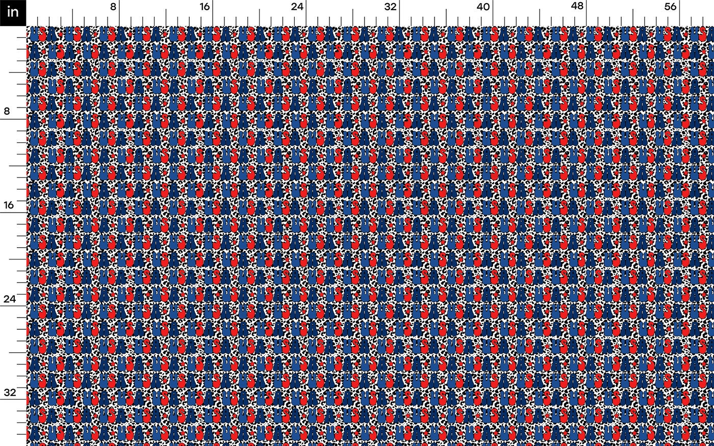 100% Cotton Fabric By the Yard Printed in USA Cotton Sateen - Cotton CTNPT89 4th of July Patriotic