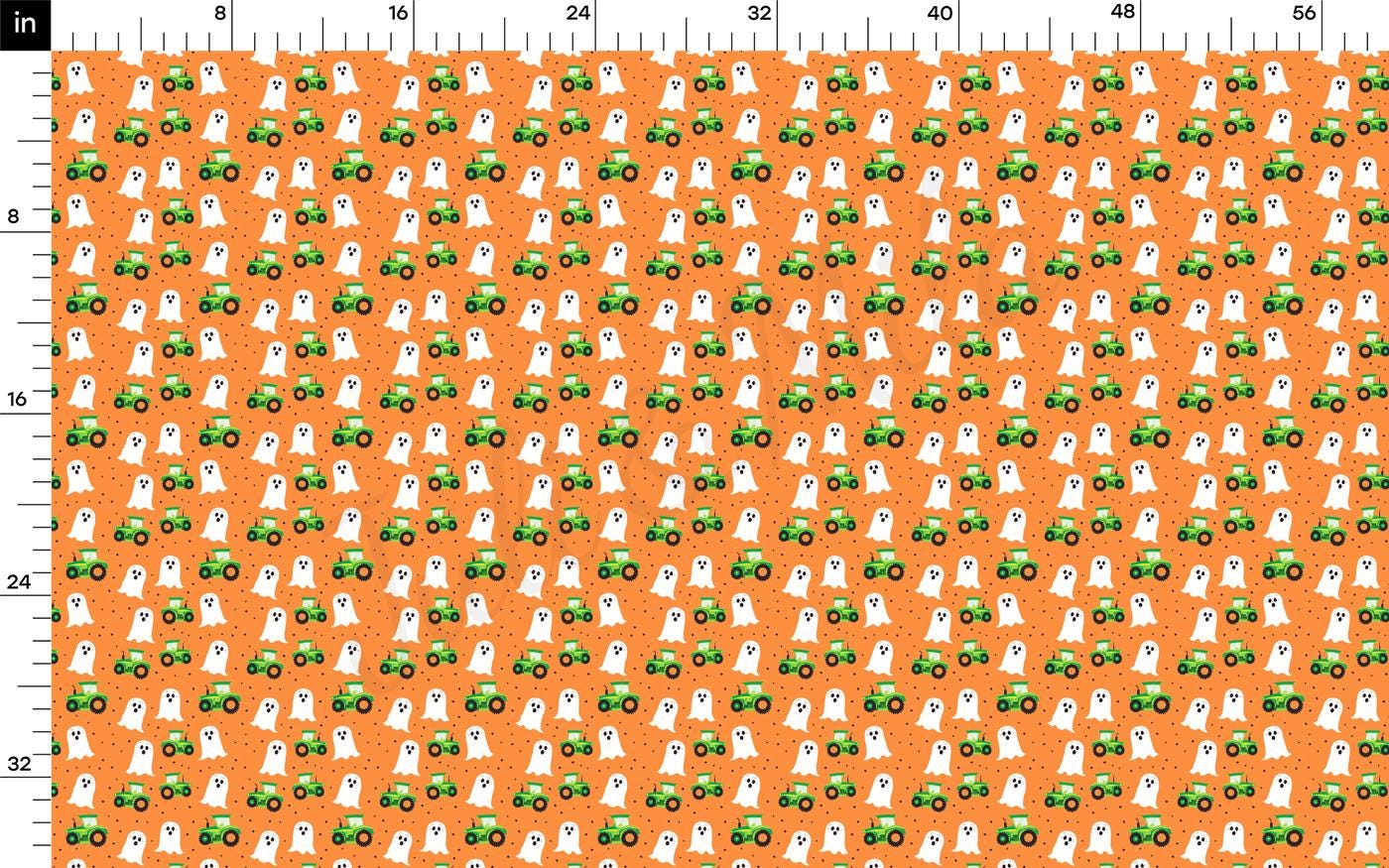 an orange background with a pattern of green cars