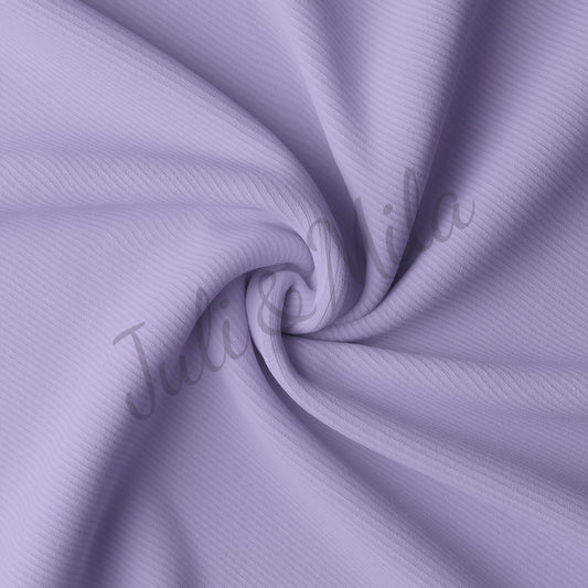Lavender Rib Knit Fabric