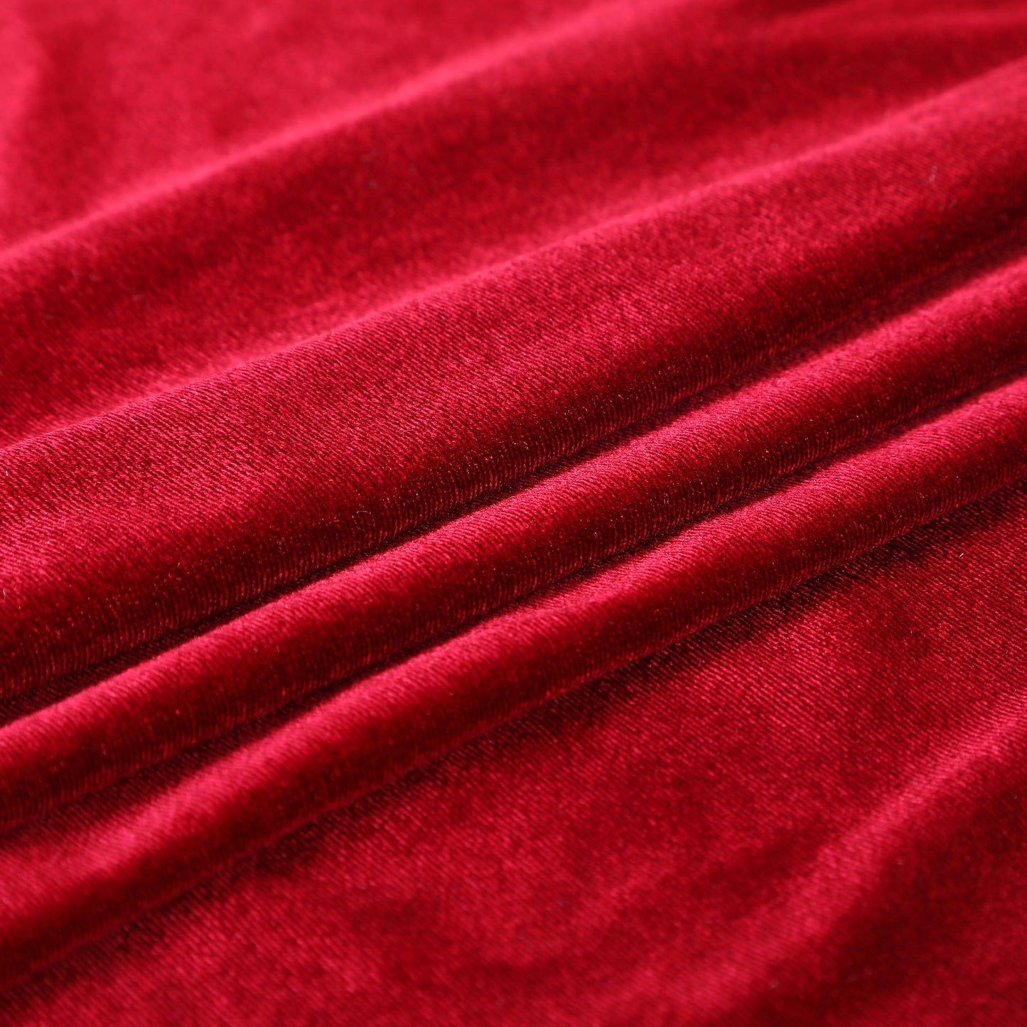 Burgundy Stretchy Velvet Fabric