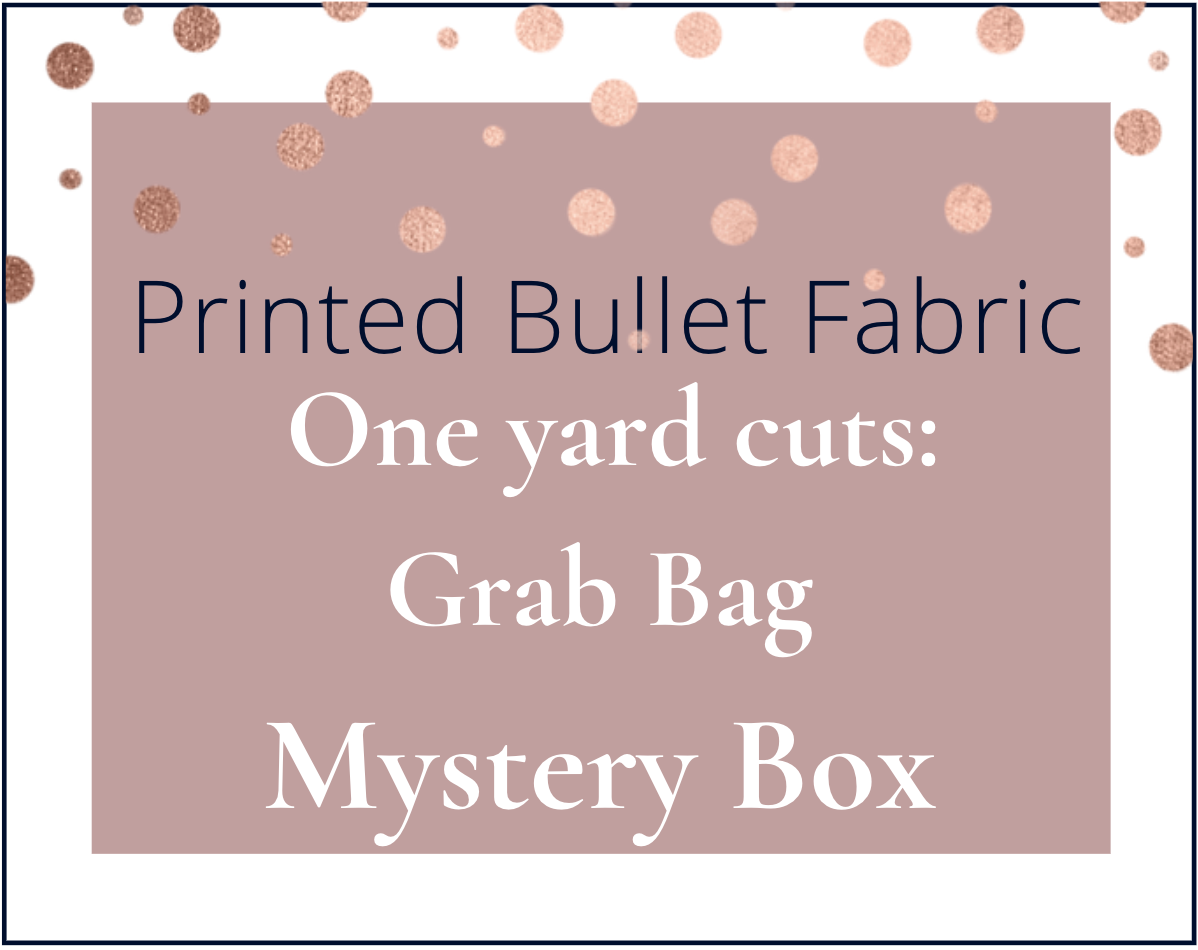 1 Yard Cuts Printed Bullet Mystery Box Grab Bag