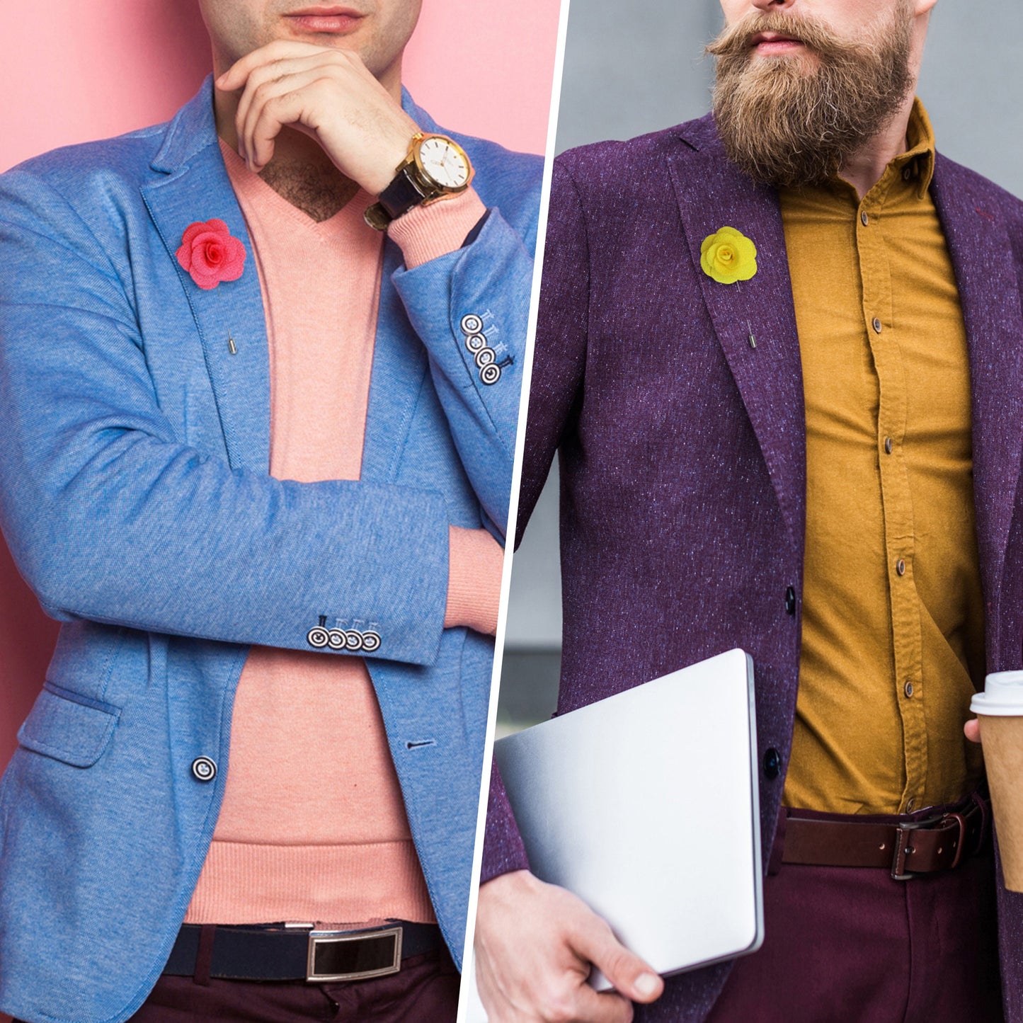 Ivory Lapel Pin, Lapel Pin, Flower Lapel Pin, Wedding Lapel Pin, Men Lapel Pin, Lapel Flower, Wedding Boutonniere, Gift, Men's Lapel