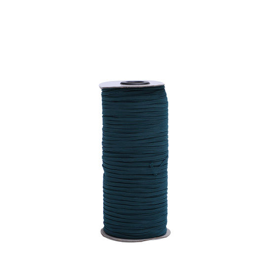 Hunter Green 1/8 inch Elastic Roll - Elastic for Face Mask - Skinny Elastic - Elastic by the yard Thin Elastic for Face Mask 3 mm Rope Cord