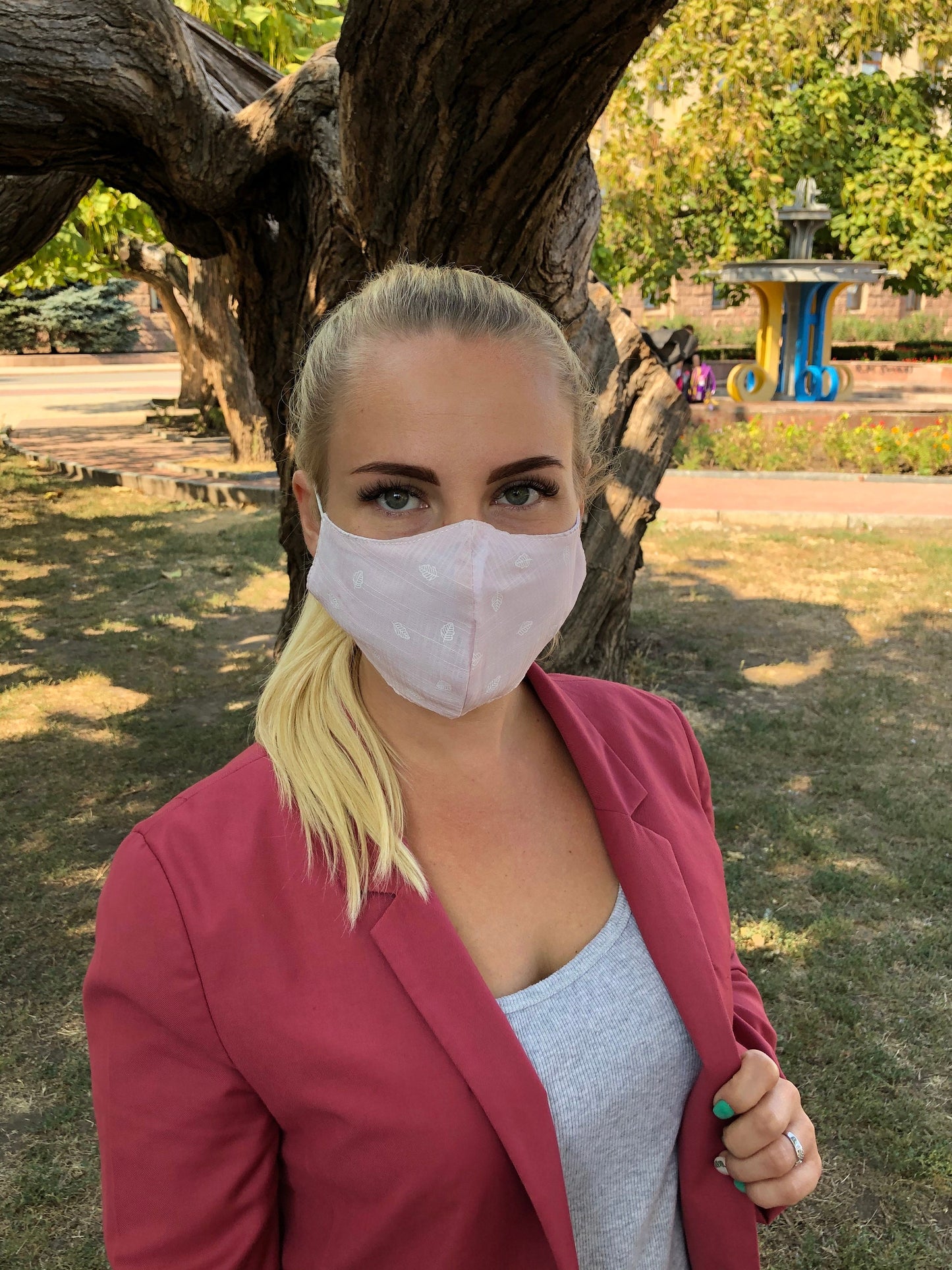 Face mask covering washable, 100% cotton