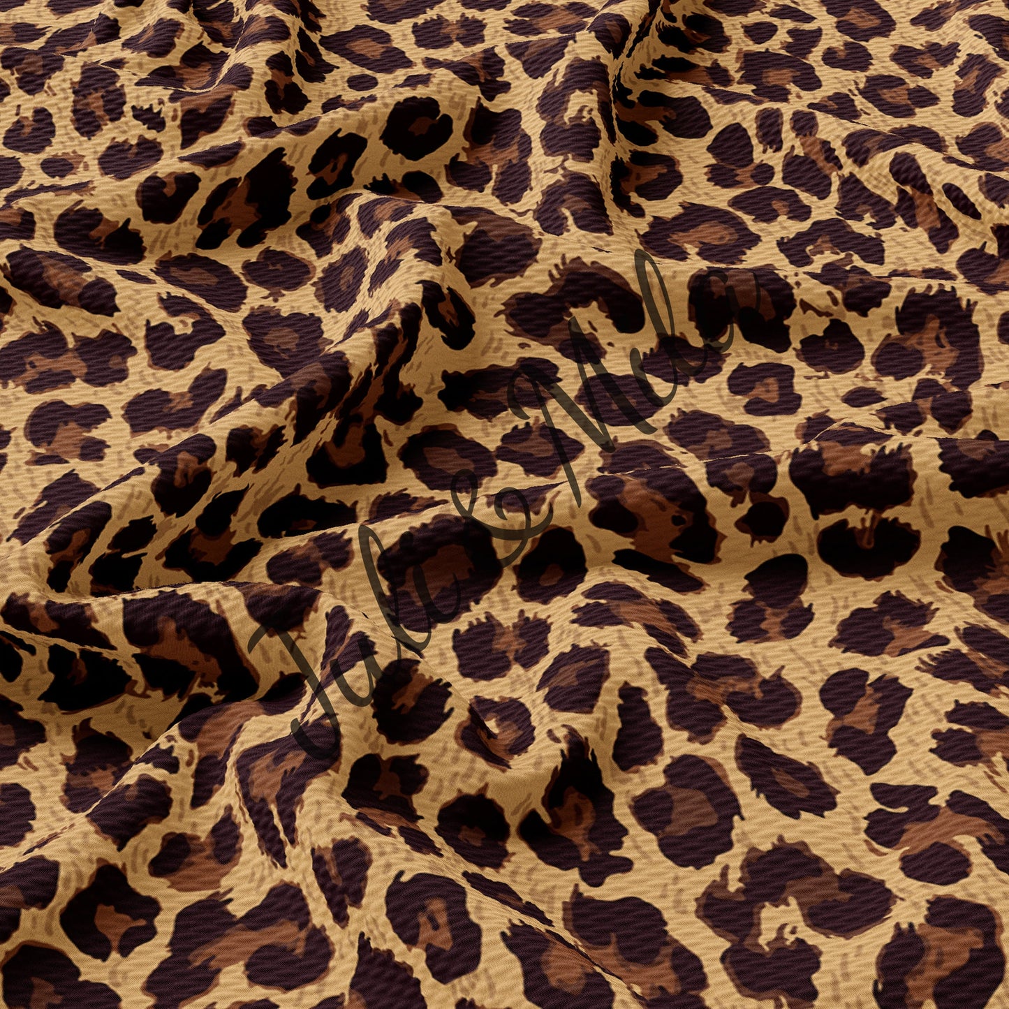 Bullet Textured Fabric Leopard