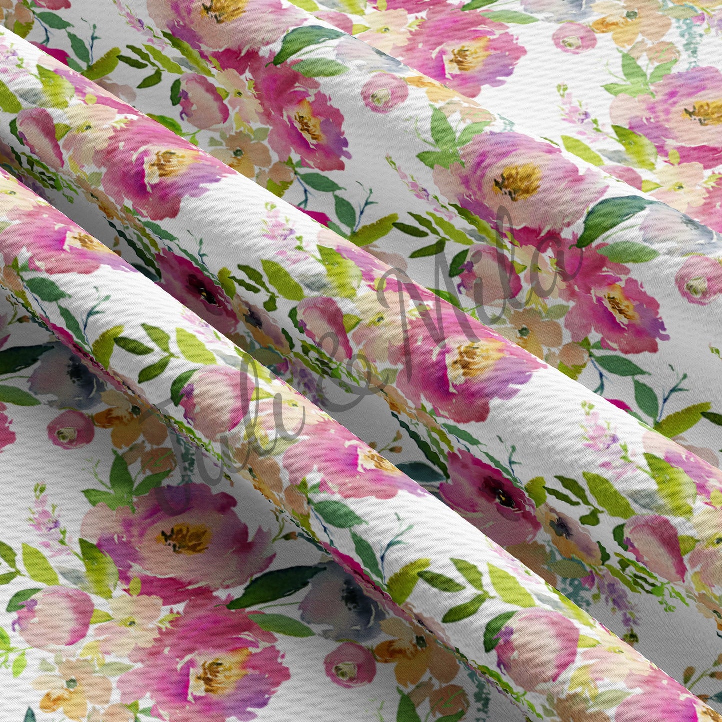 Bullet Textured Fabric Floral (F32)