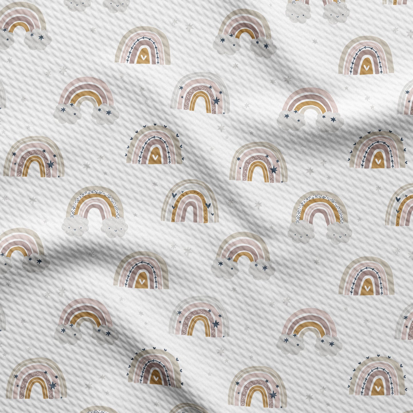 Bullet Textured Fabric Rainbow5