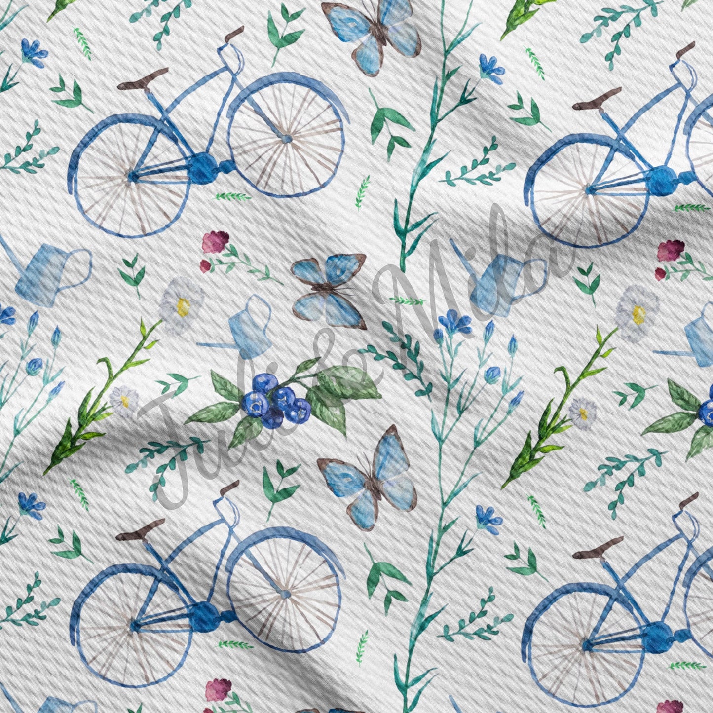 Bullet Textured Fabric Floral (F18)