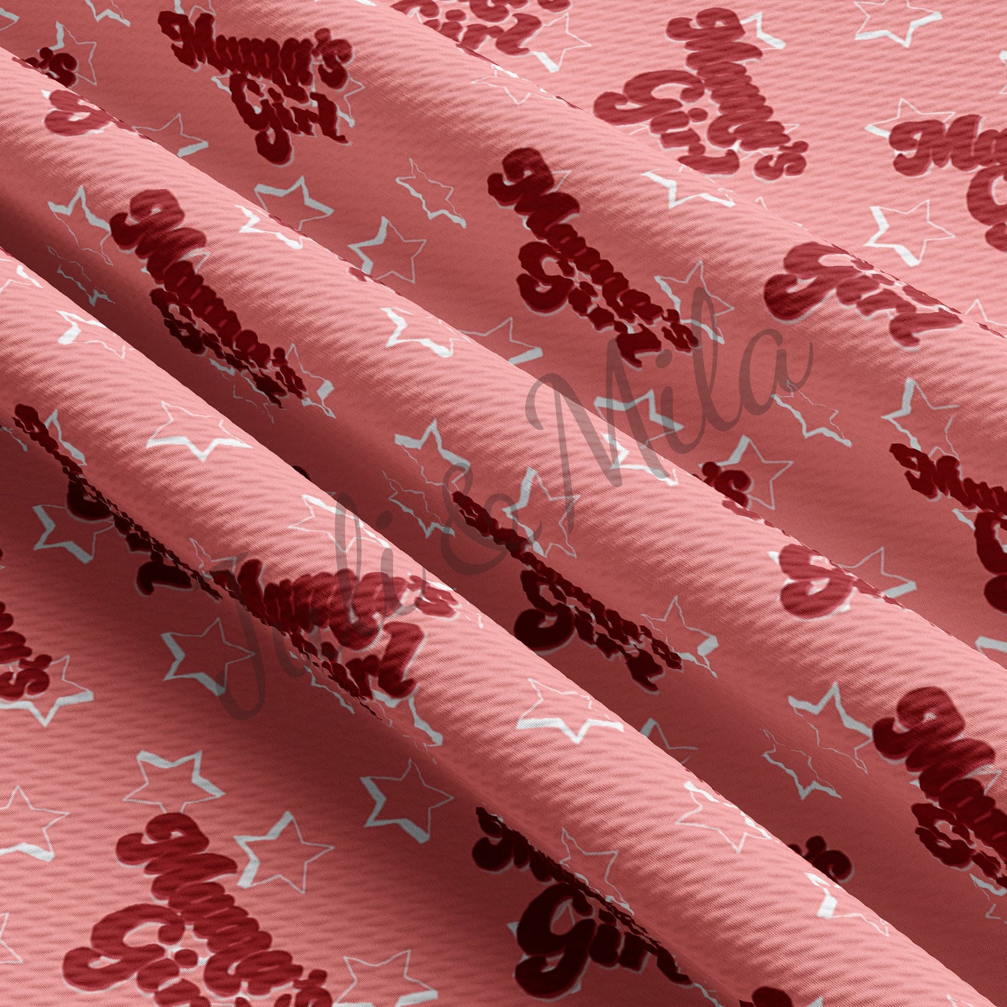 Mommys Girl Bullet Fabric AA249