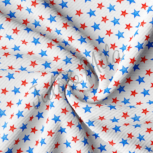 Patriotic 4th of July Bullet Fabric USA Flag PT21