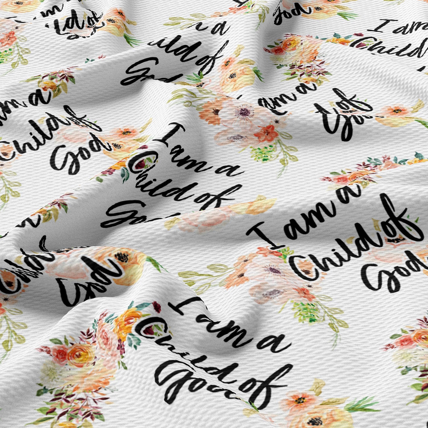 Printed Liverpool Bullet Textured Fabric Childofgod AA531