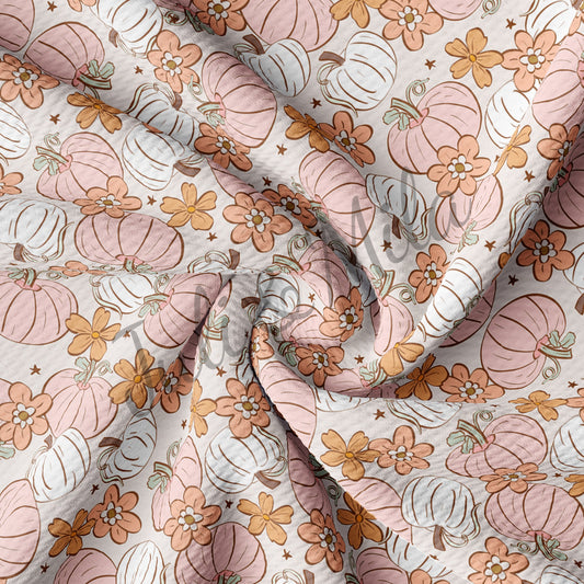 Pumpkin Bullet Textured Fabric pumpkin7