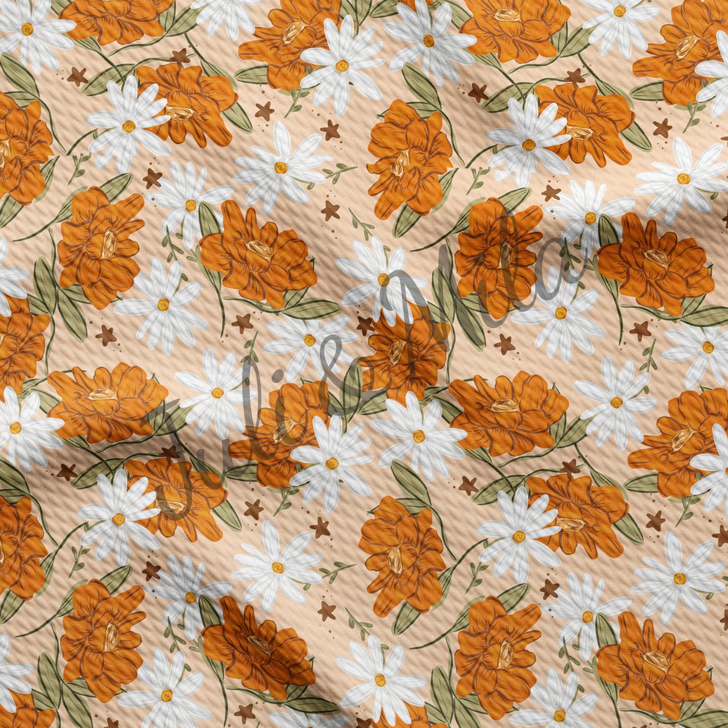 Floral Bullet Fabric Floral64