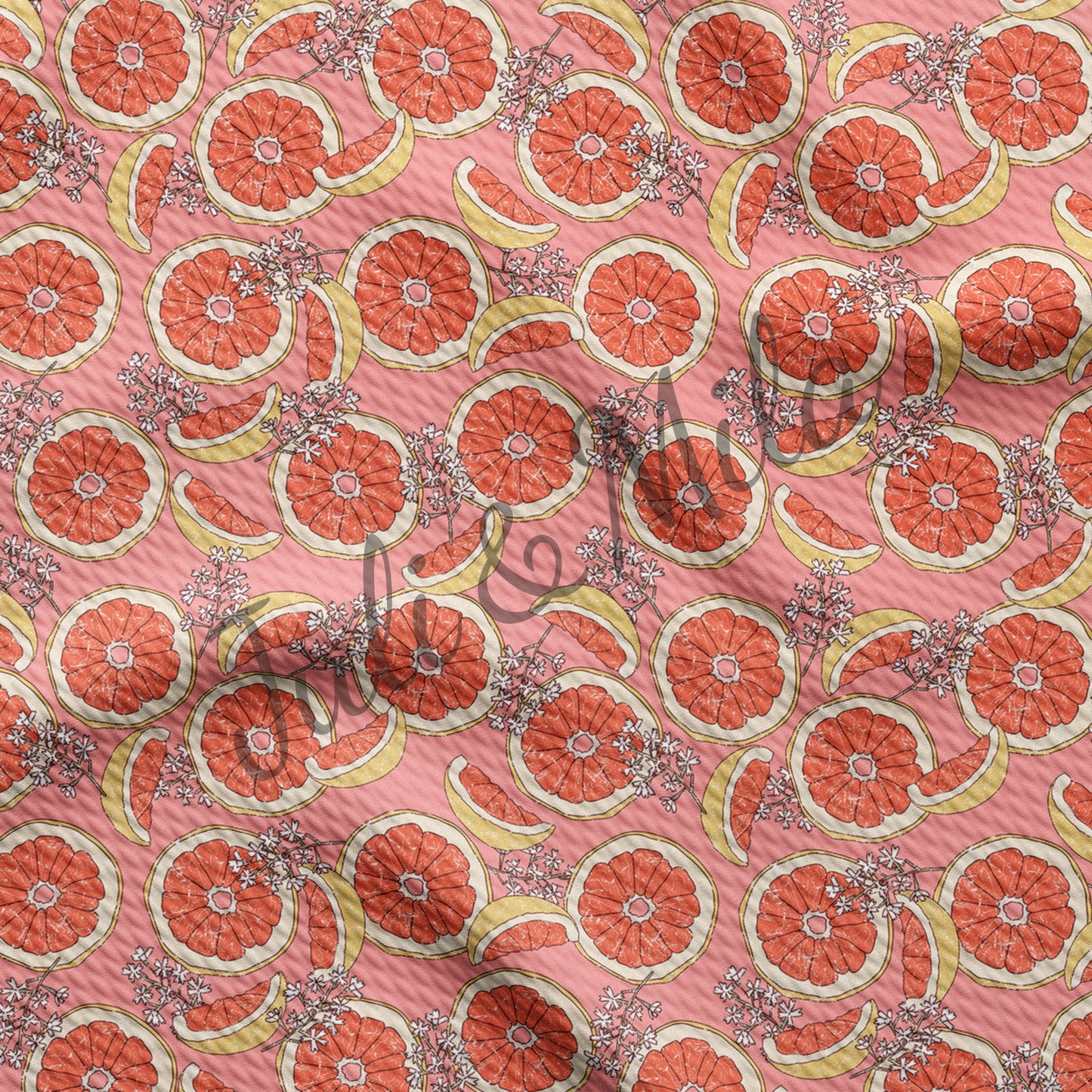 Orange Bullet Textured Fabric orange3
