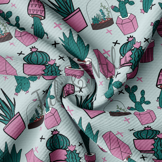 Bullet Textured Fabric Floral78