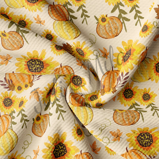 Pumpkin Fall Bullet Fabric AB9