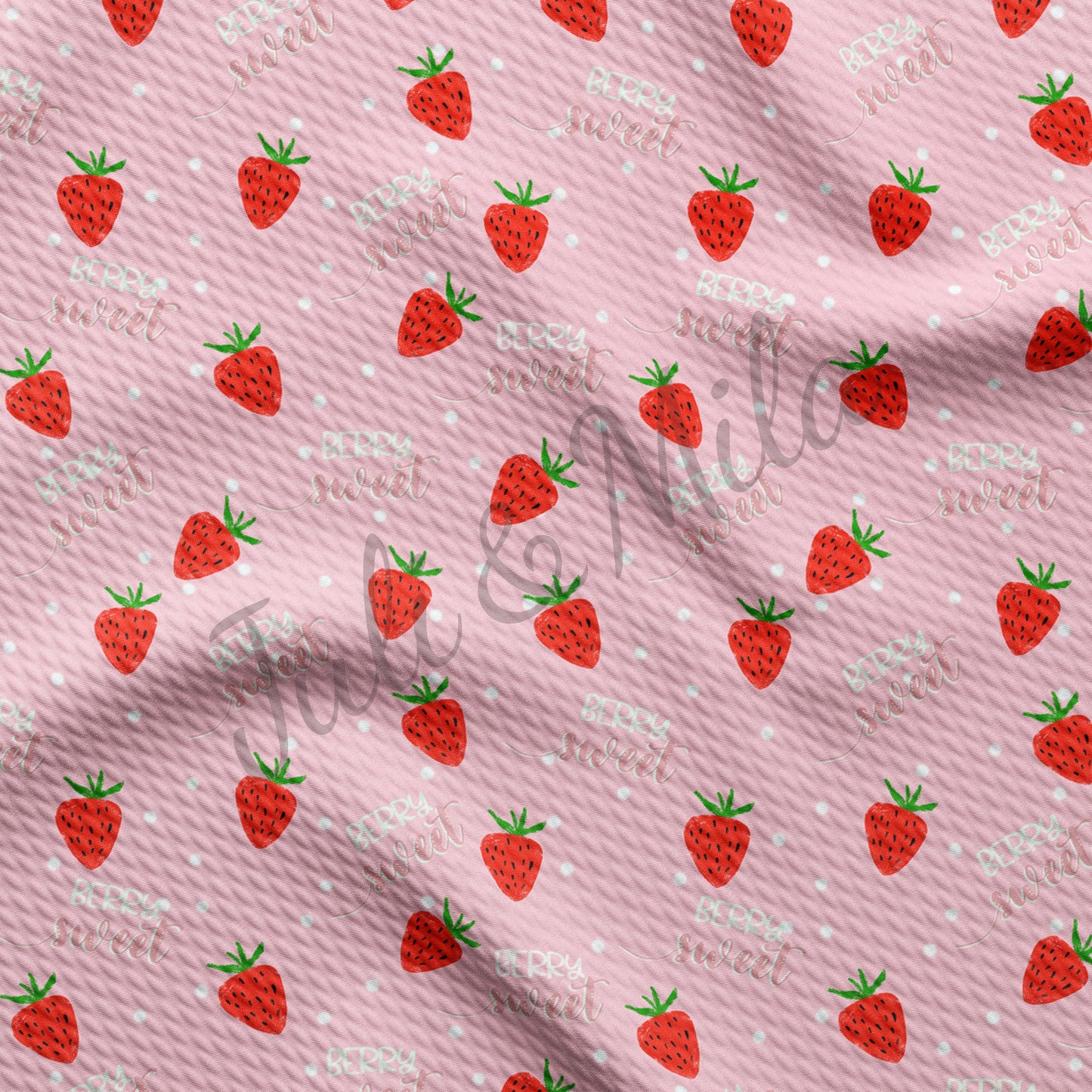Berry Sweet Bullet Textured Fabric AA326
