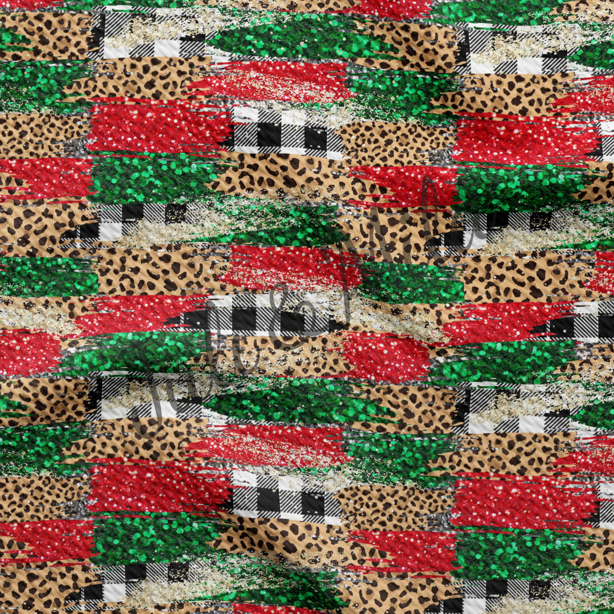 Printed Bullet Textured Fabric Paintsmear6
