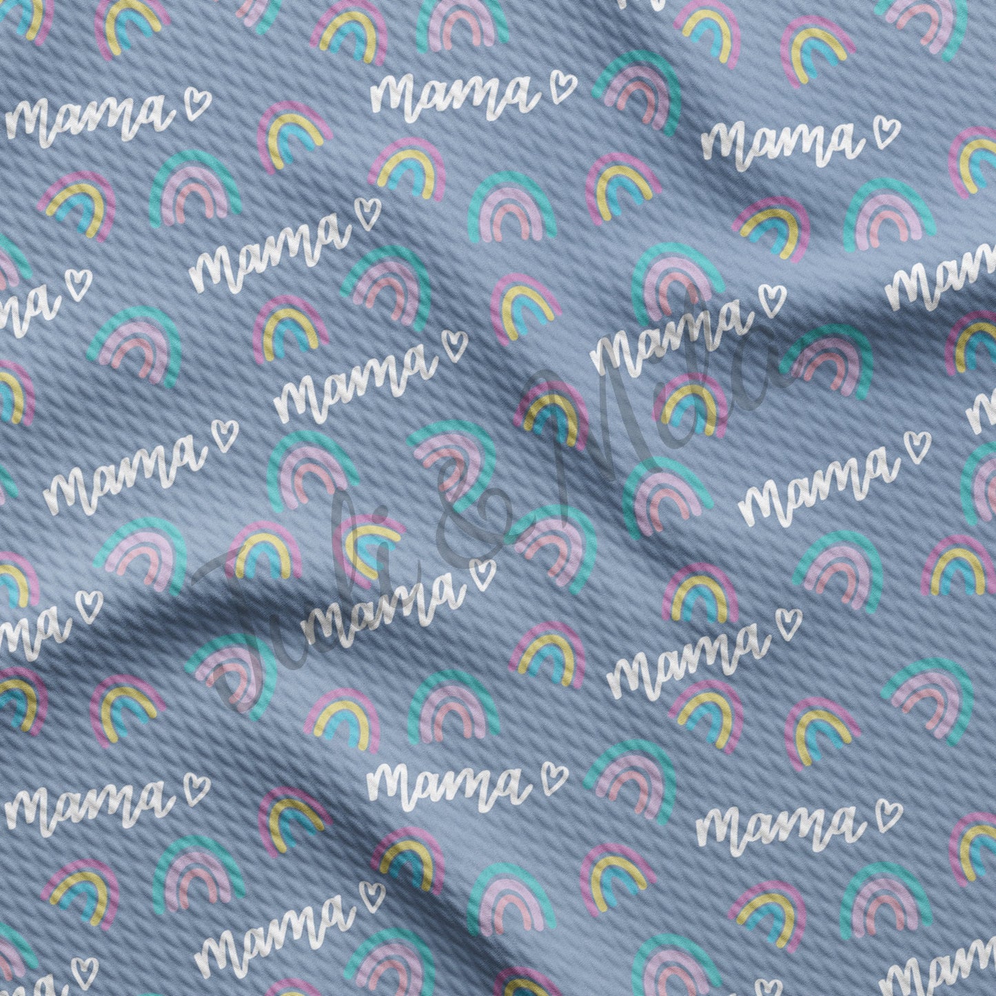 Bullet Textured Fabric Rainbow20