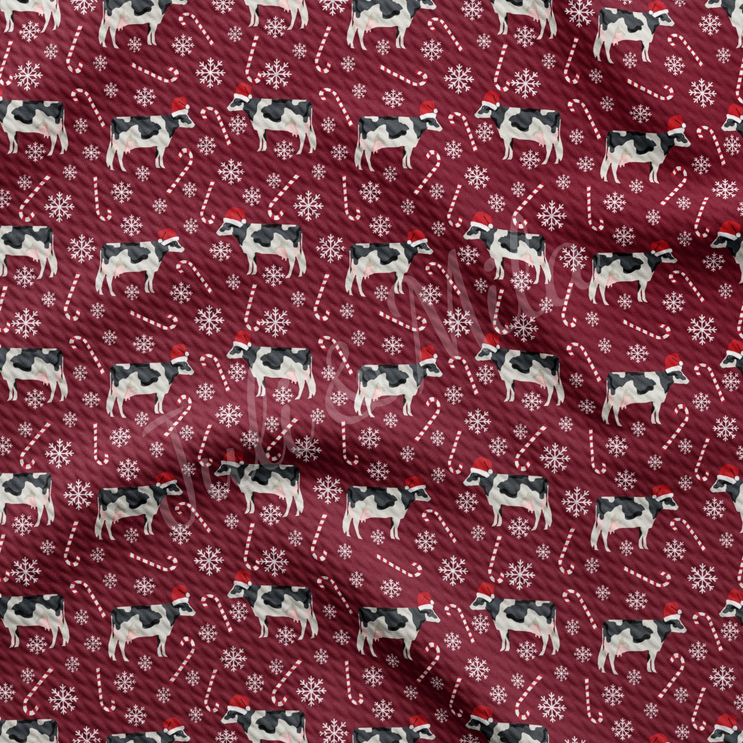 Christmas Bullet Fabric AC92