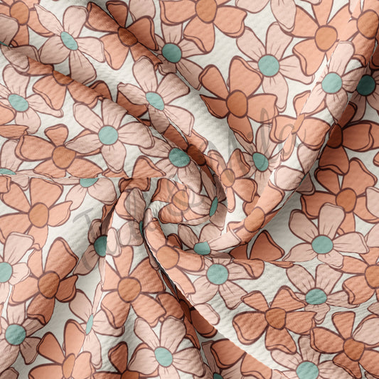 Bullet Textured Fabric Floral107