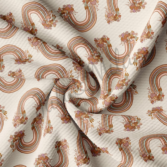 Bullet Textured Fabric Rainbow23