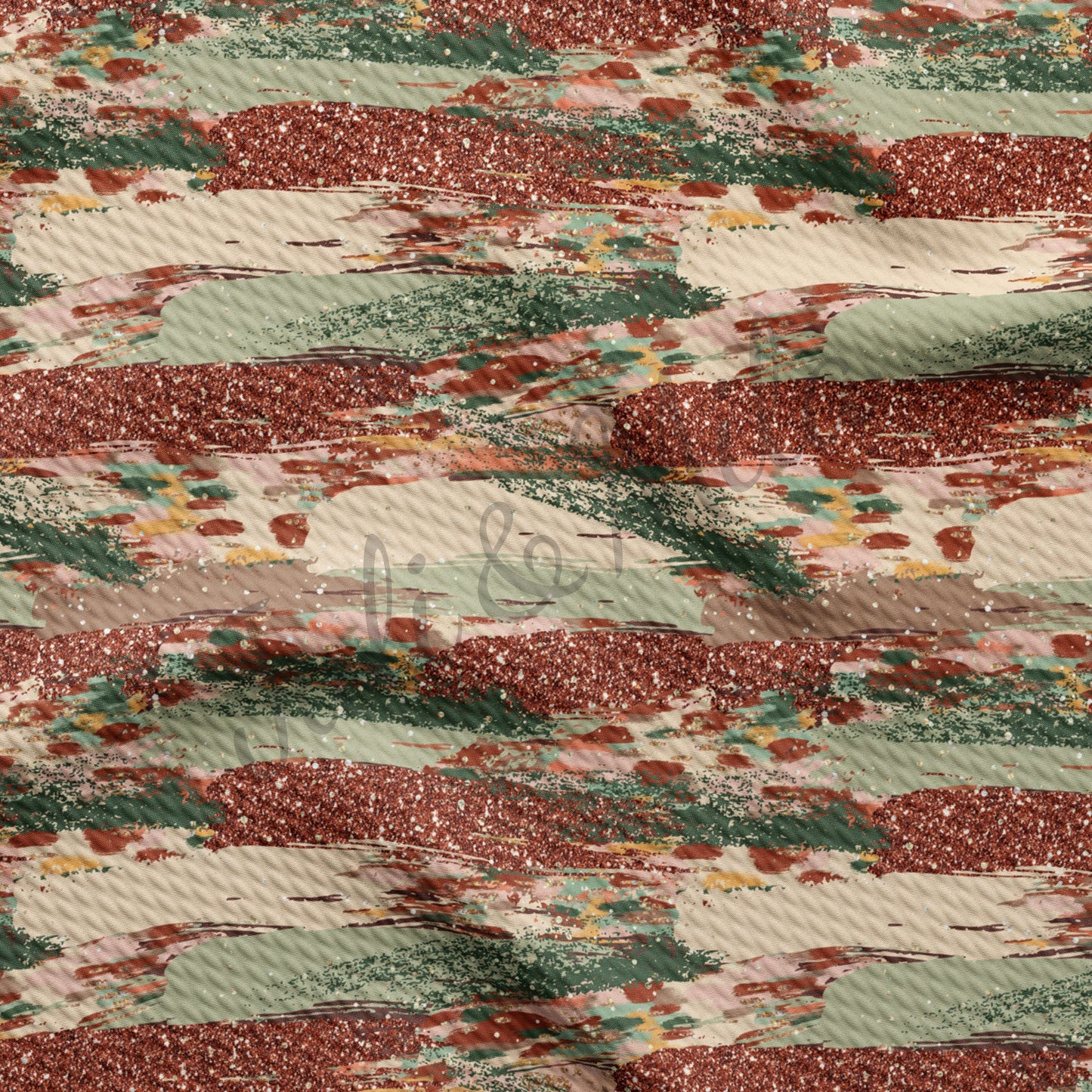 Printed Liverpool Bullet Textured Fabric by the yard 4Way Stretch Solid Strip Thick Knit Jersey Liverpool Fabric Paintsmear14