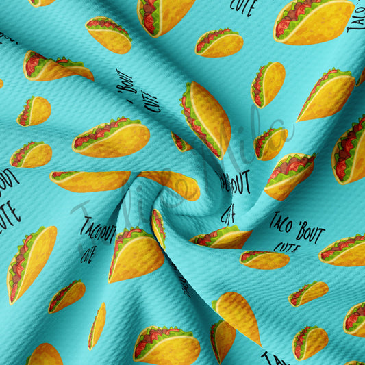 Printed Bullet Textured Fabric Taco AA286